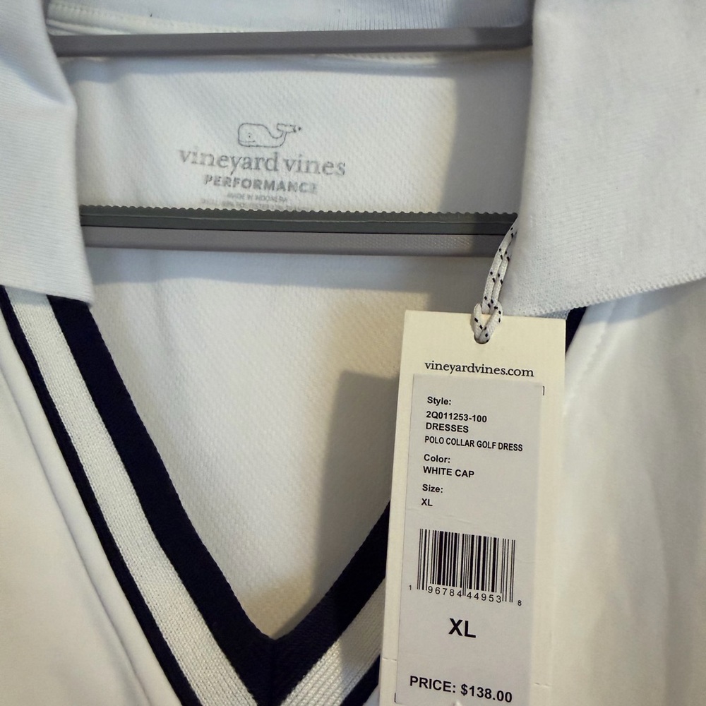 NWT Vineyard Vines Varsity Sleeveless Dress - Picture 5 of 7
